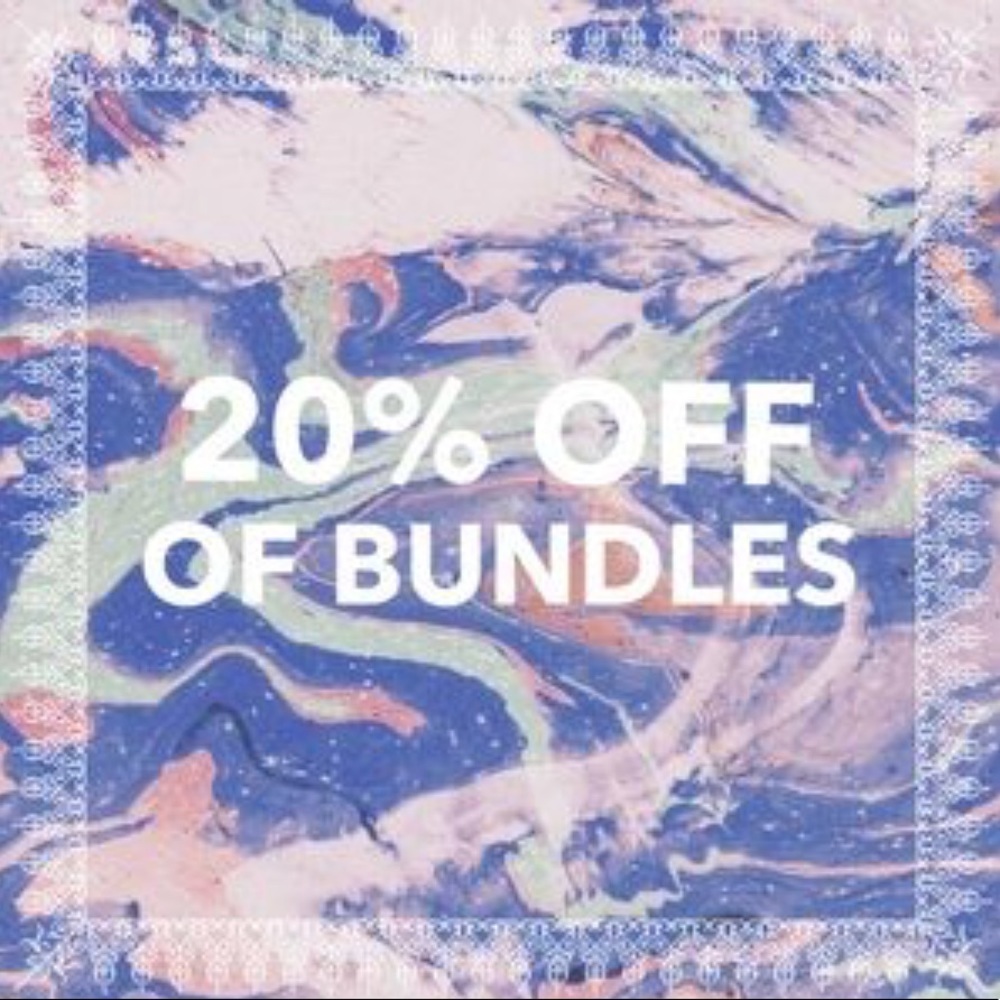20% off bundles of 2+ items in my closet!